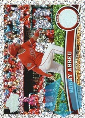 2011 Topps Diamond Anniversary Los Angeles Angels Baseball Card #528 Bobby Abreu